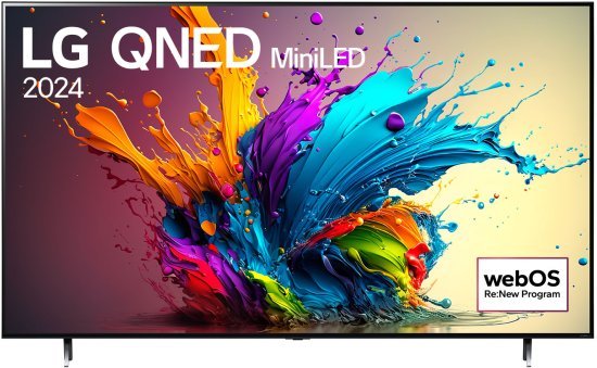 טלוויזיה חכמה LG 65'' QNED90 UHD 4K QNED MiniLED 65QNED90T6A