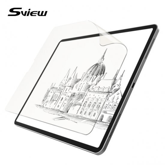 מגן מסך קדמי Sview Paper Texture בתחושת נייר ל-Apple iPad Air 13 M2 / M3
