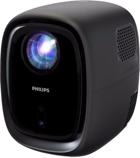 מקרן קולנוע ביתי עם חיווי LED דגם Philips NeoPix Smart 130 - עד 70 אינץ' ברזולוציית 720p - צבע שחור