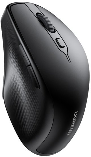 עכבר אלחוטי Bluetooth משולב Ugreen MU101 2.4GHz - צבע שחור