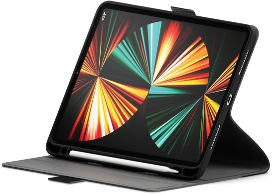 כיסוי Cygnett Tekview ל- Apple iPad Pro 13 Inch (M4) עם אחסון ל- Apple Pencil - צבע שחור / אפור