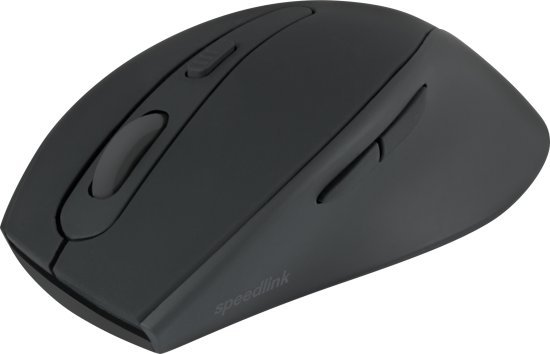 עכבר אלחוטי אנטיבקטריאלי שקט SpeedLink Axon Silent Rechargeable Wireless Mouse - צבע שחור