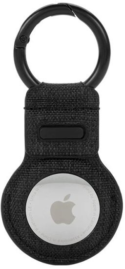 מחזיק מפתחות מבד ארוג לאייר תג - Incase AirTag Woolenex Key Clip - צבע Graphite