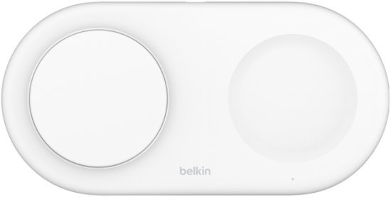 משטח טעינה אלחוטית מגנטי Belkin BoostCharge Pro Qi2 15W - צבע לבן