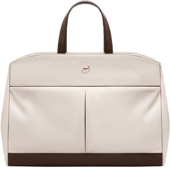 תיק צד למחשב נייד בגודל 14 אינץ’ דגם The Glacior Prime מבית Camel Mountain - צבע קרם