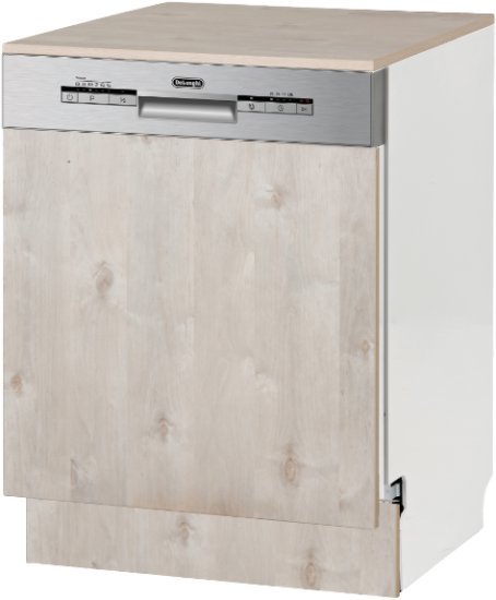 מדיח כלים רחב חצי אינטגרלי Delonghi WMD-75HI- כסוף - אחריות יבואן רשמי ניופאן