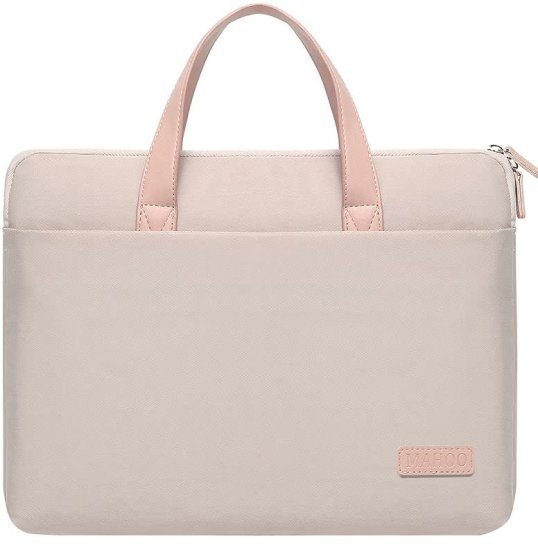 תיק צד למחשב נייד בגודל 14 אינץ’ דגם The Flawless Pro מבית Camel Mountain - צבע קרם