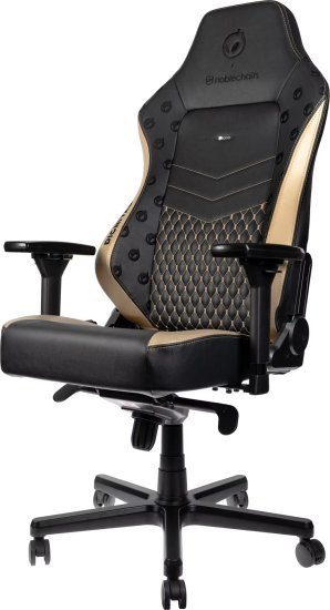 כיסא גיימינג סדרת Hero דגם Dignitas מבית Noblechairs - מהדורה מיוחדת - צבע שחור / זהב