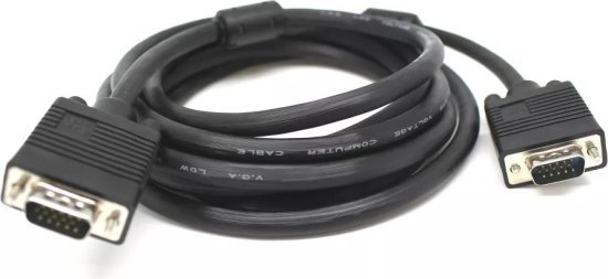 כבל מחיבור VGA זכר לחיבור VGA זכר באורך 1.8 מטרים מבית Gold touch