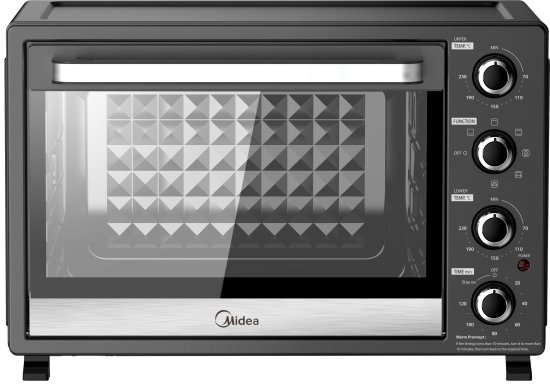 טוסטר אובן 45 ליטר Midea MC38EGK 1800W - צבע שחור