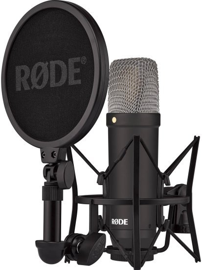 מיקרופון קונדנסר עם חיבור RØDE NT1 Signature XLR - צבע שחור