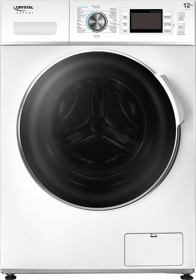 מכונת כביסה פתח חזית 12 ק''ג 1400 סל''ד Crystal Expert MW121400 - צבע לבן