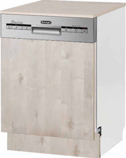 מדיח כלים צר חצי אינטגרלי Delonghi WMD-26HI - כסוף - אחריות יבואן רשמי ניופאן