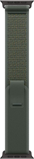 רצועת Trail Loop לשעון Apple Watch 49mm צבע Green - Black Titanium Finish - מידה S / M