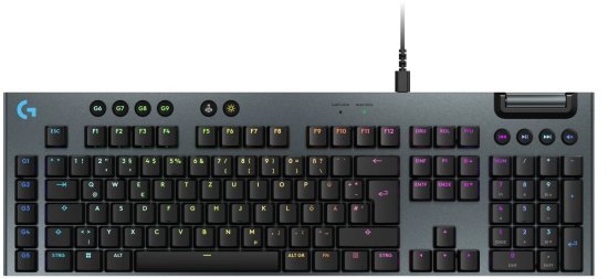מקלדת גיימינג מכנית חוטית Logitech G915 X Low Profile - מתג Tactile - צבע שחור