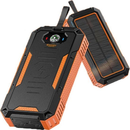סוללת גיבוי ניידת סולארית 30000mAh דגם DS PB Solar 35 מבית Discovery