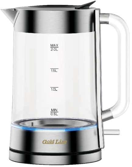 קומקום זכוכית 2 ליטר Gold Line EASY FILLING ATL-774 2000W