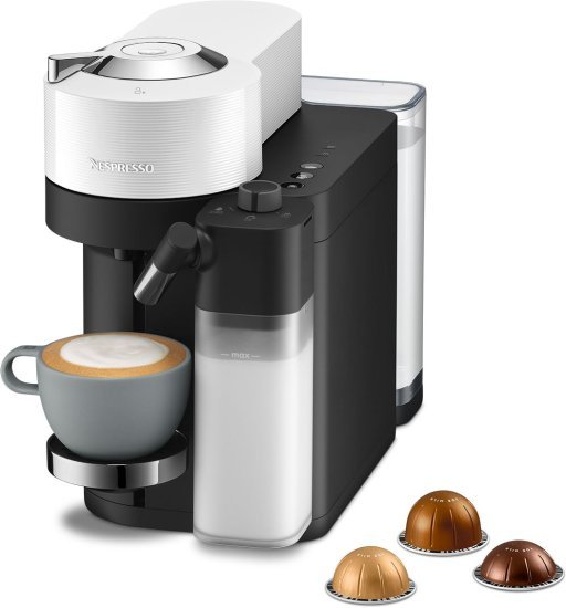 מכונת קפה Nespresso Vertuo Lattissima - צבע לבן - שנה אחריות יבואן רשמי