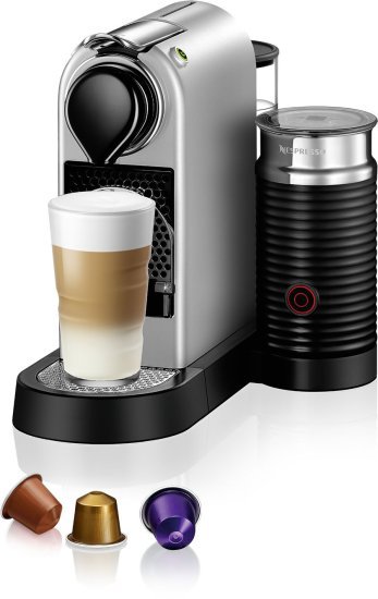 מכונת קפה Nespresso Citiz&Milk C123 - צבע כסוף - שנה אחריות יבואן רשמי