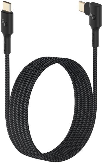 כבל סנכרון וטעינה Toiko בחיבור USB Type-C לחיבור USB Type-C באורך 2 מטר - צבע שחור