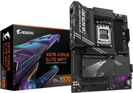 לוח אם GIGABYTE X870 AORUS ELITE WIFI7 AM5 DDR5