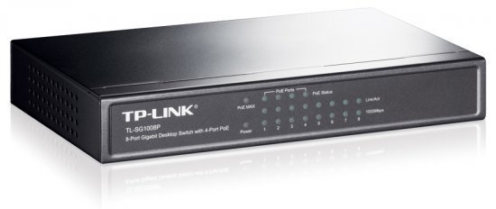 מתג TP-Link TL-SG1008P 8 Ports