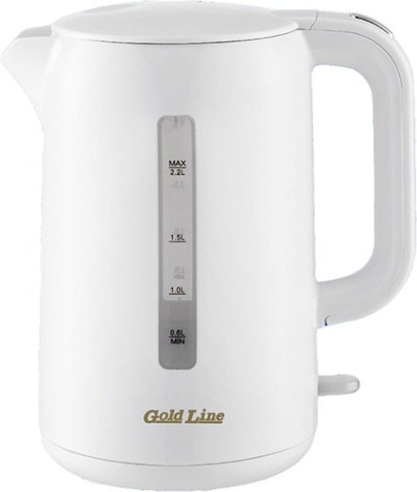 קומקום חשמלי 2.2 ליטר דגם JUMBO ATL-779W מבית Gold Line - צבע לבן