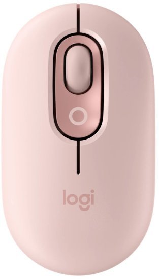 עכבר אלחוטי Logitech POP Emoji - צבע Rose