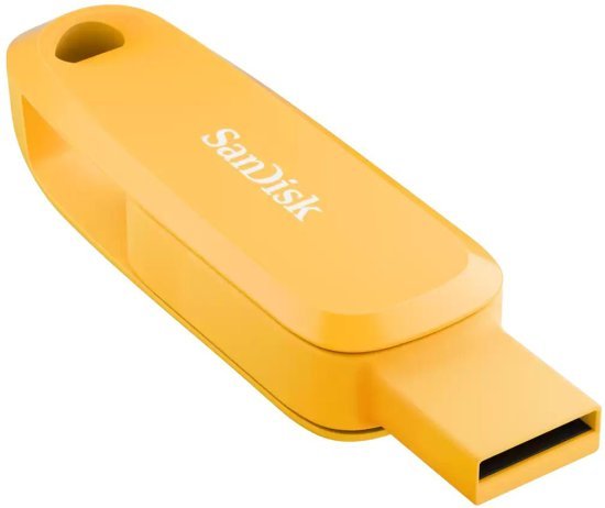זיכרון נייד עם חיבורי SanDisk Phone Drive USB Type-A / USB Type-C - דגם SDDDC6-512G-G46YO - נפח 512GB - צבע צהוב