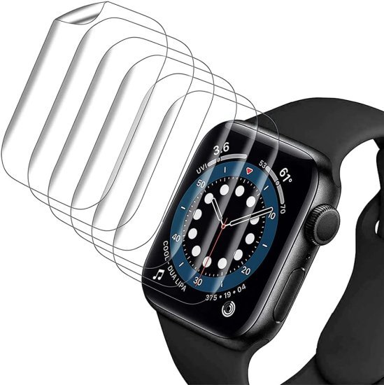 מגן מסך TPU ל- Apple Watch 46mm - שקוף - 2 יחידות