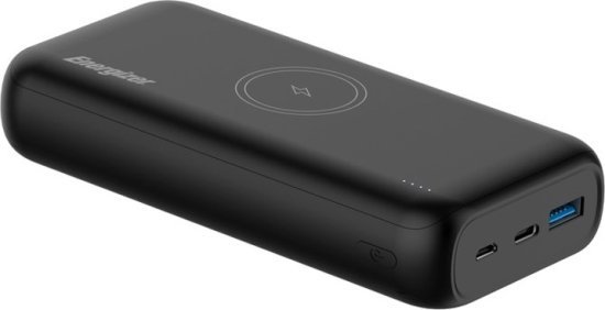 סוללת גיבוי Energizer Power Bank 20000mAh 15W - צבע שחור