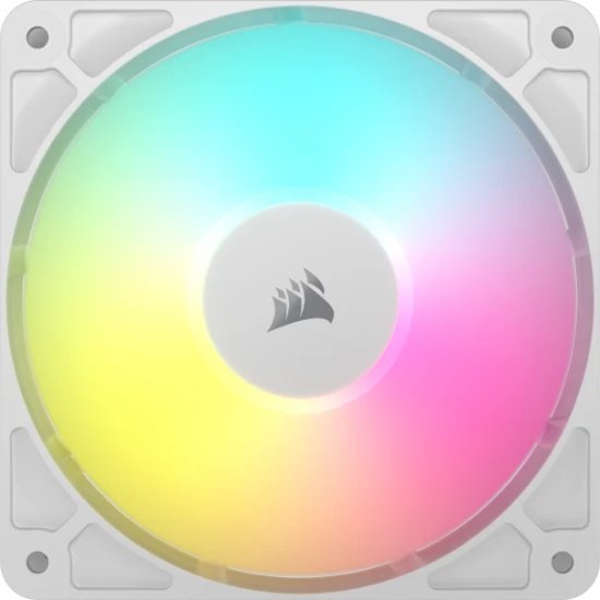 מאוורר למארז Corsair RS120 ARGB - צבע לבן - יחידה אחת