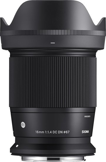 עדשת SIGMA 16mm F1.4 DC DN Contemporary למצלמות Canon RF-mount