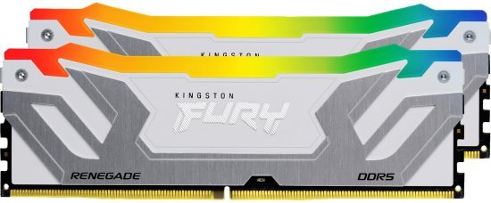 זכרון למחשב Kingston FURY Renegade RGB White 2x24GB DDR5 CUDIMM 8400MT / s CL40 - צבע לבן