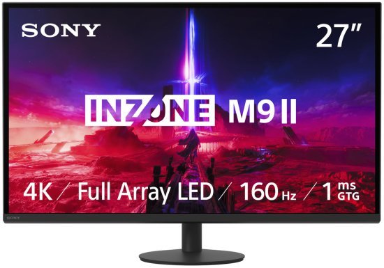 מסך מחשב גיימינג Sony INZONE M9 II IPS 26.9 Inch 4K 160Hz HDR - שחור