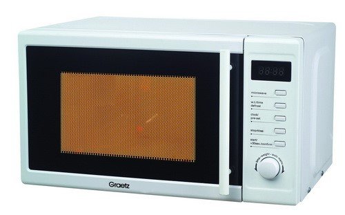 מיקרוגל דיגיטלי 20 ליטר Graetz MW-325 700W - צבע לבן