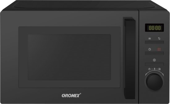 מיקרוגל דיגיטלי 20 ליטר Chromex CH-635 700W - צבע שחור