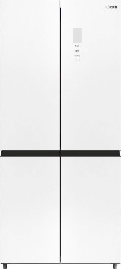 מקרר 4 דלתות אינוורטר מקפיא תחתון 475 ליטר Fujicom No-Frost FJ-NF515W - זכוכית לבנה