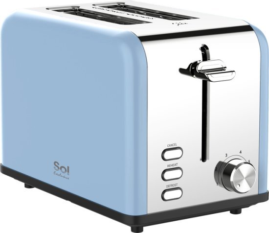 מצנם 2 פרוסות Sol Exclucive SL-7507 815W - צבע כחול