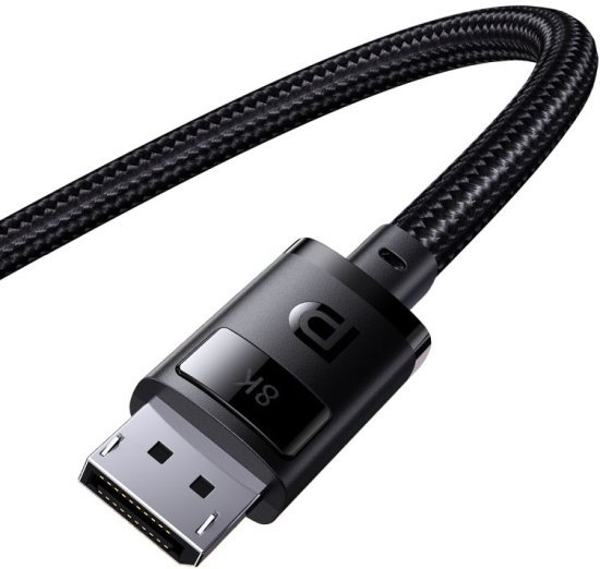 כבל DisplayPort אל DisplayPort באורך 2 מטר מבית Baseus - צבע שחור