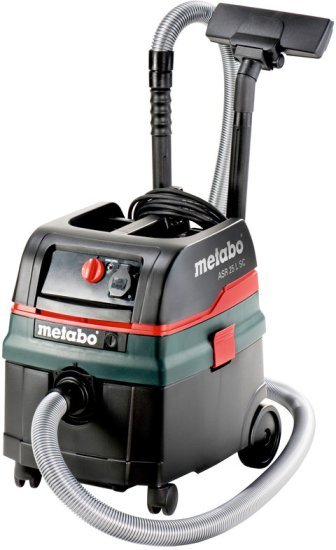 שואב אבק יבש / רטוב עם ניקוי עצמי 25 ליטר Metabo 25L ASR 25 L SC 1400W