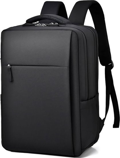 תיק גב למחשב נייד בגודל 15.6 אינץ' דגם The Nimbus Max מבית Camel Mountain - צבע שחור