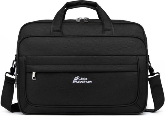 תיק צד למחשב נייד בגודל 16 אינץ' דגם Strider Ultra מבית Camel Mountain - צבע שחור