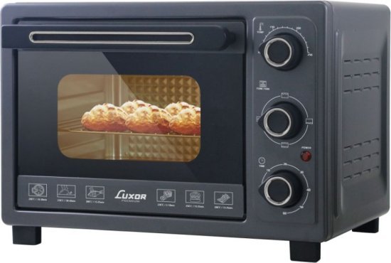 טוסטר אובן 30 ליטר 1440W דגם TOV-30 מבית Luxor - צבע שחור