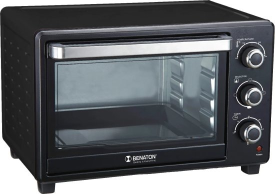 טוסטר אובן 30 ליטר Benaton BT-3510 1500W - צבע שחור