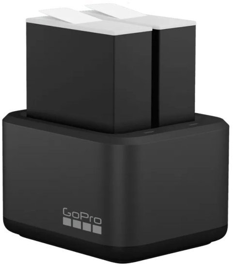 מטען כפול + זוג סוללות נטענות Enduro למצלמות GoPro HERO9/10/11 / 12 Black