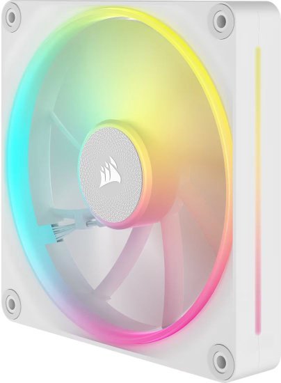 זוג מאווררים למארז עם בקר תאורה Corsair iCUE LINK  LX140 RGB 140mm PWM - צבע לבן