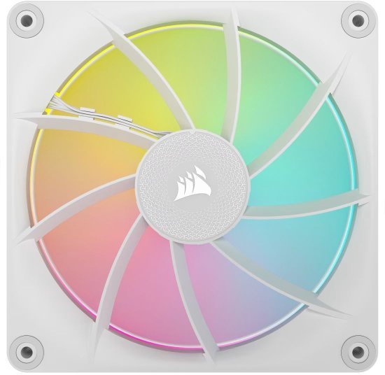 מאוורר למארז עם בקר תאורה Corsair iCUE LINK  LX140 RGB 140mm PWM - צבע לבן