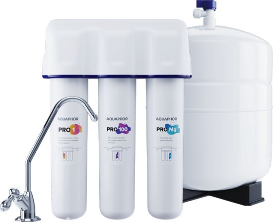 מערכת אוסמוזה הפוכה דגם Osmo Pro 100 מבית AQUAPHOR