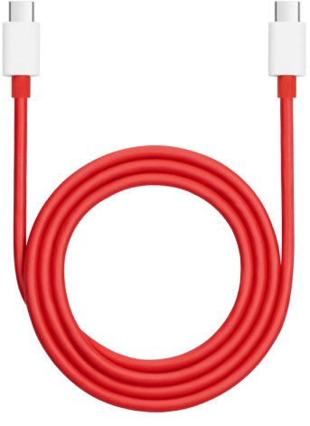 כבל טעינה באורך 1 מטר OnePlus Supervooc 10A 100W USB Type-C To USB Type-C - צבע אדום